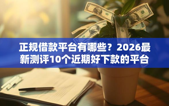 正规借款平台有哪些?2026最新测评10个近期好下款的平台 正规借款平台有哪些?2026最新测评10个近期好下款的平台