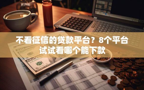 不看征信的贷款平台？8个平台试试看哪个能下款
