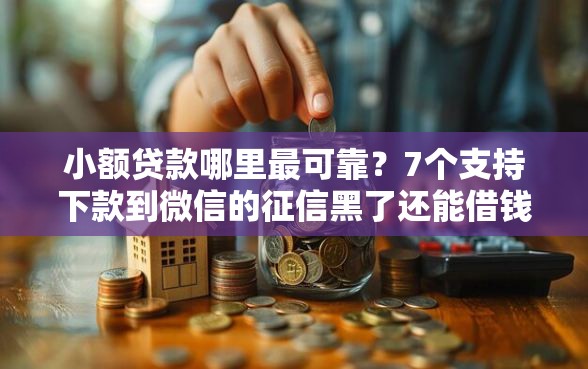 小额贷款哪里最可靠？7个支持下款到微信的征信黑了还能借钱的平台