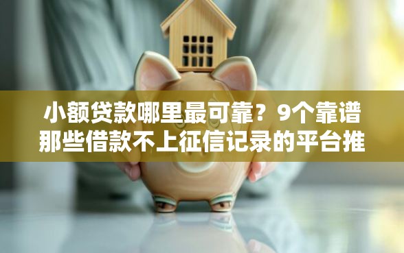 小额贷款哪里最可靠？9个靠谱那些借款不上征信记录的平台推荐