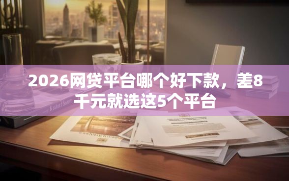 2026网贷平台哪个好下款，差8千元就选这5个平台
