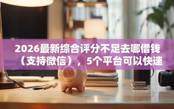 2026最新综合评分不足去哪借钱（支持微信），5个平台可以快速借钱无私分享