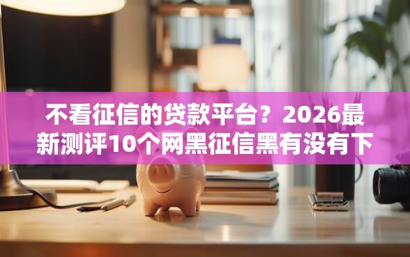 不看征信的贷款平台？2026最新测评10个网黑征信黑有没有下款的口子
