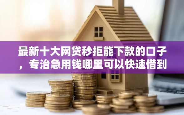 最新十大网贷秒拒能下款的口子，专治急用钱哪里可以快速借到