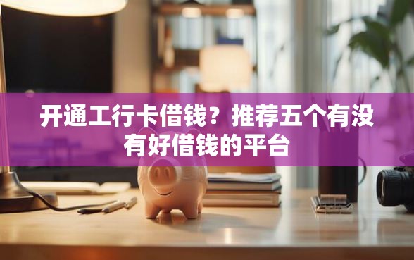 开通工行卡借钱？推荐五个有没有好借钱的平台