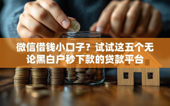 微信借钱小口子？试试这五个无论黑白户秒下款的贷款平台