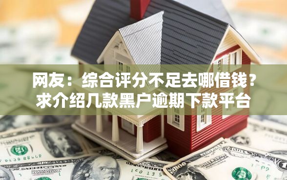 网友:综合评分不足去哪借钱?求介绍几款黑户逾期下款平台 网友:综合评分不足去哪借钱?求介绍几款黑户逾期下款平台