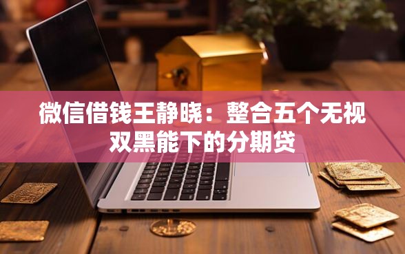 微信借钱王静晓：整合五个无视双黑能下的分期贷
