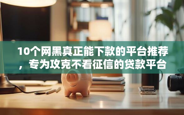 10个网黑真正能下款的平台推荐，专为攻克不看征信的贷款平台难题