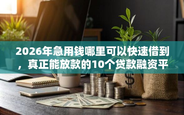 2026年急用钱哪里可以快速借到，真正能放款的10个贷款融资平台推荐