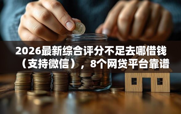 2026最新综合评分不足去哪借钱（支持微信），8个网贷平台靠谱无私分享