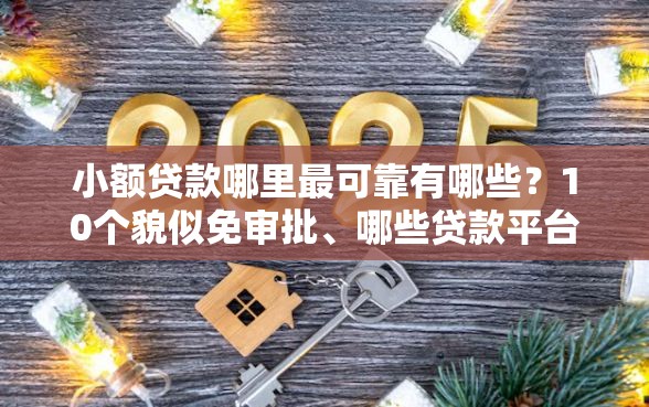 小额贷款哪里最可靠有哪些？10个貌似免审批、哪些贷款平台容易下款合集