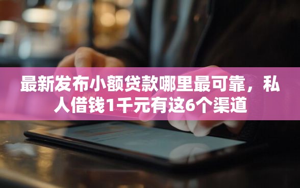 最新发布小额贷款哪里最可靠，私人借钱1千元有这6个渠道