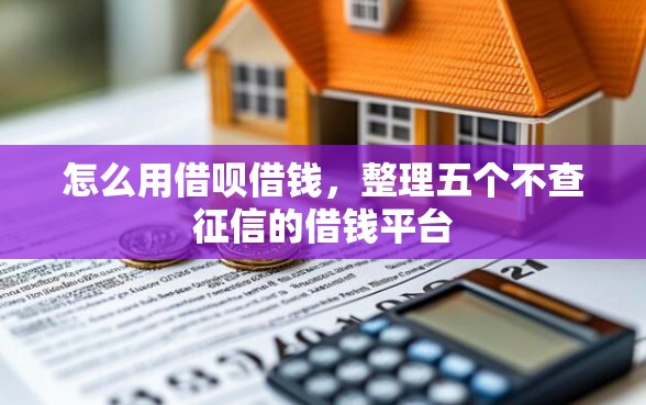 怎么用借呗借钱，整理五个不查征信的借钱平台