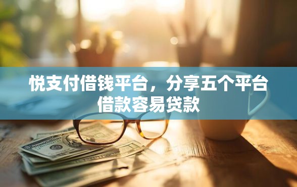 悦支付借钱平台，分享五个平台借款容易贷款