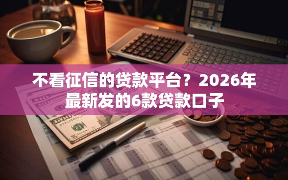 不看征信的贷款平台？2026年最新发的6款贷款口子