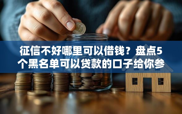 征信不好哪里可以借钱？盘点5个黑名单可以贷款的口子给你参考