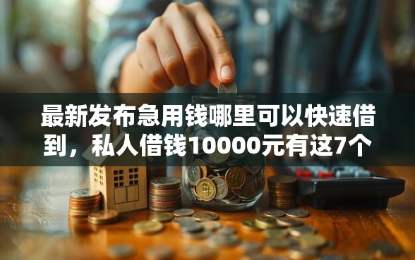 最新发布急用钱哪里可以快速借到，私人借钱10000元有这7个渠道