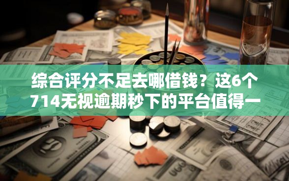 综合评分不足去哪借钱？这6个714无视逾期秒下的平台值得一试