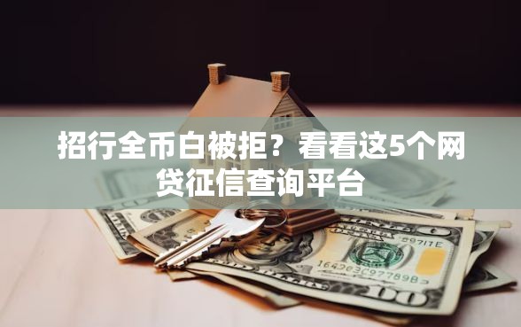 招行全币白被拒？看看这5个网贷征信查询平台