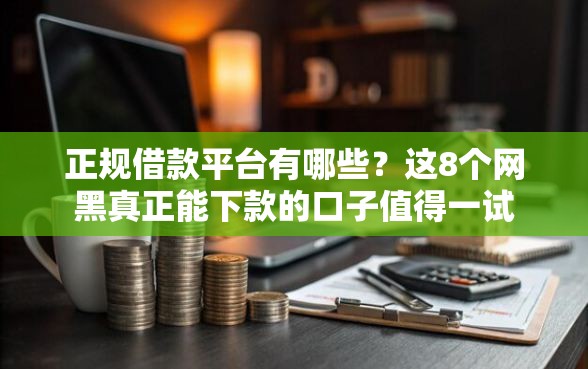 正规借款平台有哪些？这8个网黑真正能下款的口子值得一试