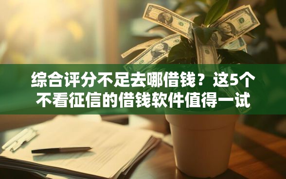 综合评分不足去哪借钱？这5个不看征信的借钱软件值得一试