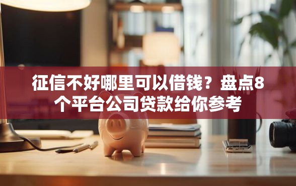 征信不好哪里可以借钱？盘点8个平台公司贷款给你参考