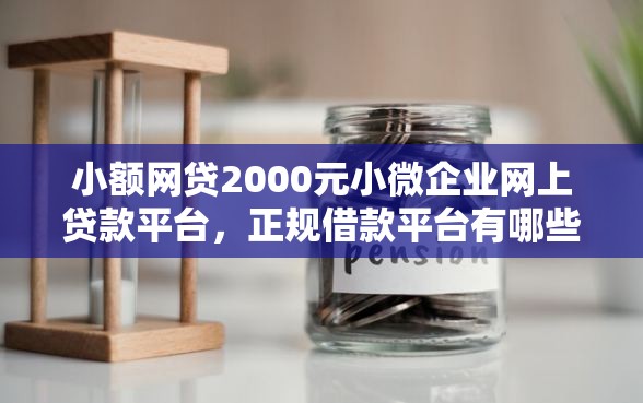 小额网贷2000元小微企业网上贷款平台，正规借款平台有哪些的6个平台介绍