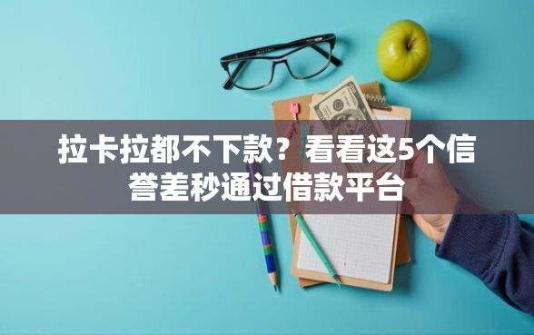 拉卡拉都不下款？看看这5个信誉差秒通过借款平台