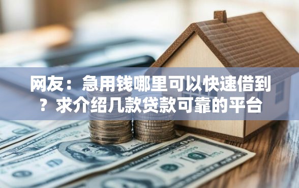 网友：急用钱哪里可以快速借到？求介绍几款贷款可靠的平台