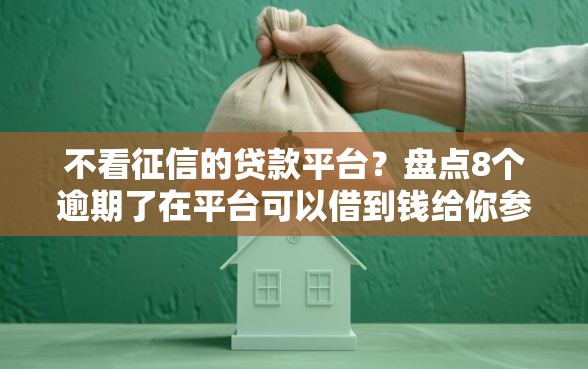 不看征信的贷款平台？盘点8个逾期了在平台可以借到钱给你参考
