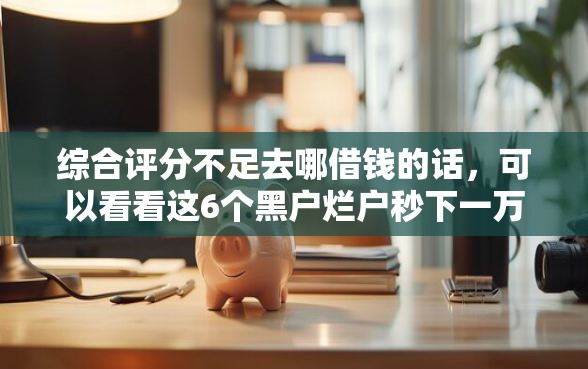 综合评分不足去哪借钱的话，可以看看这6个黑户烂户秒下一万