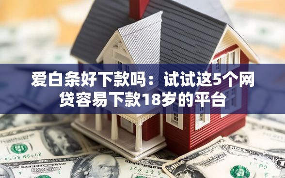 爱白条好下款吗：试试这5个网贷容易下款18岁的平台