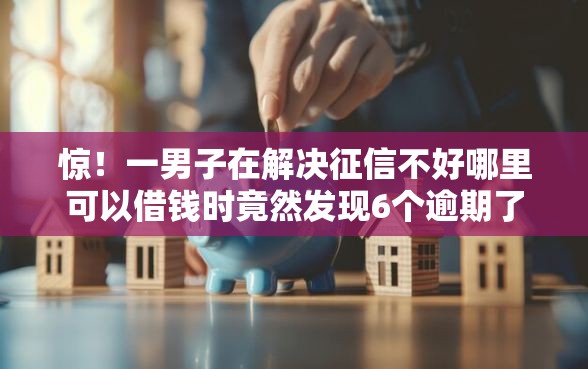 惊！一男子在解决征信不好哪里可以借钱时竟然发现6个逾期了在平台可以借到钱，事后分享了出来