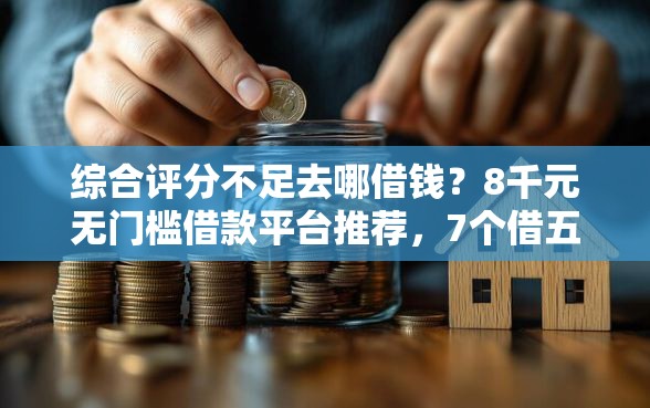 综合评分不足去哪借钱？8千元无门槛借款平台推荐，7个借五千块钱的秒下的贷款平台盘点