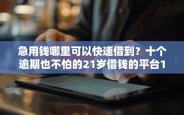 急用钱哪里可以快速借到？十个逾期也不怕的21岁借钱的平台100%能借到