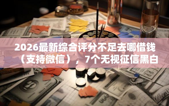 2026最新综合评分不足去哪借钱（支持微信），7个无视征信黑白100%秒下网贷口子无私分享