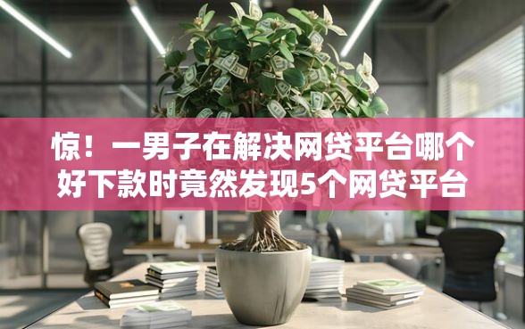 惊！一男子在解决网贷平台哪个好下款时竟然发现5个网贷平台哪些好，事后分享了出来