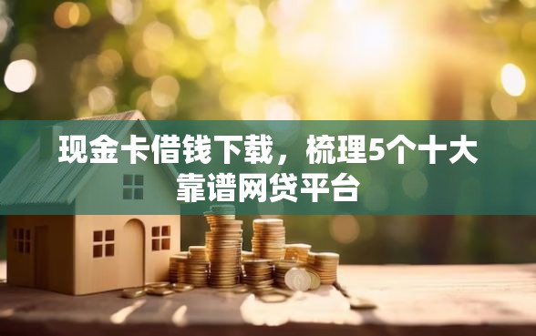 现金卡借钱下载，梳理5个十大靠谱网贷平台