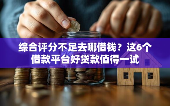 综合评分不足去哪借钱？这6个借款平台好贷款值得一试