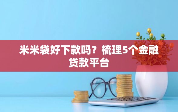 米米袋好下款吗？梳理5个金融贷款平台
