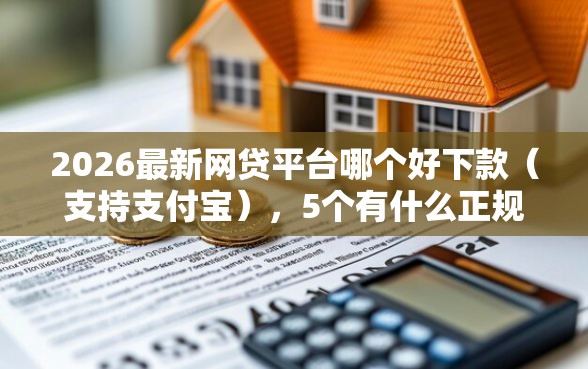 2026最新网贷平台哪个好下款（支持支付宝），5个有什么正规的借钱平台无私分享