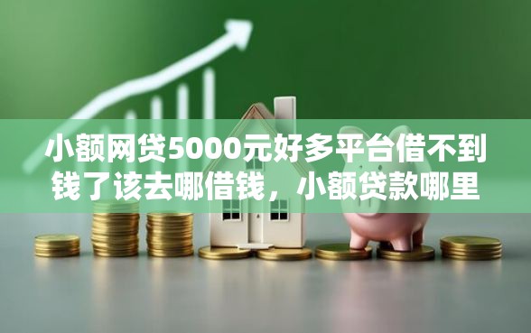小额网贷5000元好多平台借不到钱了该去哪借钱，小额贷款哪里最可靠的5个平台介绍