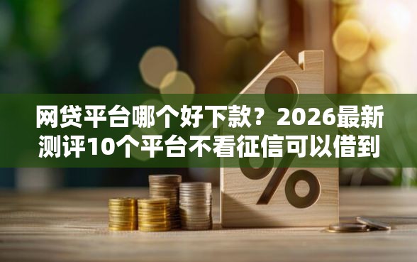网贷平台哪个好下款？2026最新测评10个平台不看征信可以借到钱