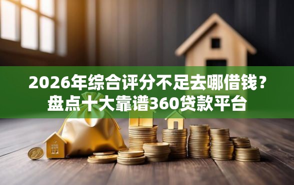 2026年综合评分不足去哪借钱？盘点十大靠谱360贷款平台