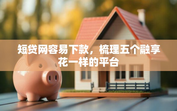 短贷网容易下款，梳理五个融享花一样的平台