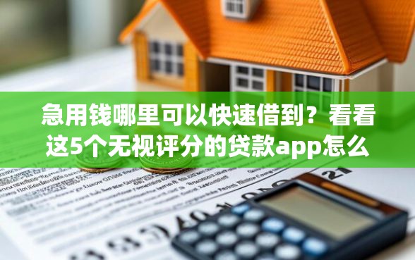 急用钱哪里可以快速借到？看看这5个无视评分的贷款app怎么样