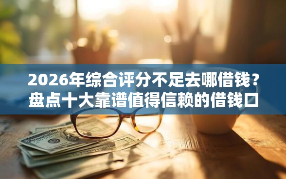 2026年综合评分不足去哪借钱？盘点十大靠谱值得信赖的借钱口子