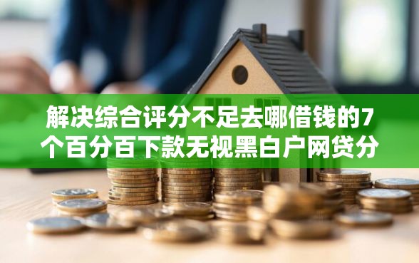 解决综合评分不足去哪借钱的7个百分百下款无视黑白户网贷分享