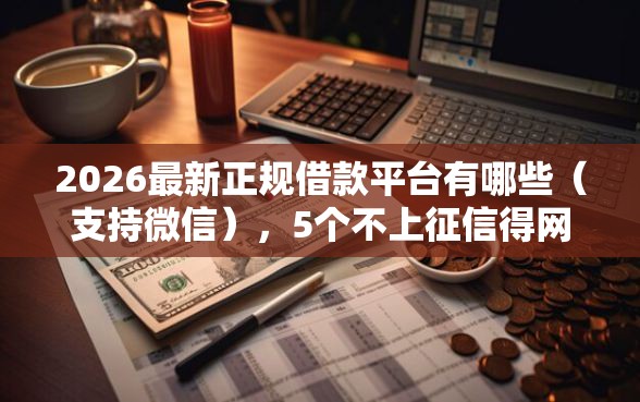 2026最新正规借款平台有哪些（支持微信），5个不上征信得网贷平台下载无私分享